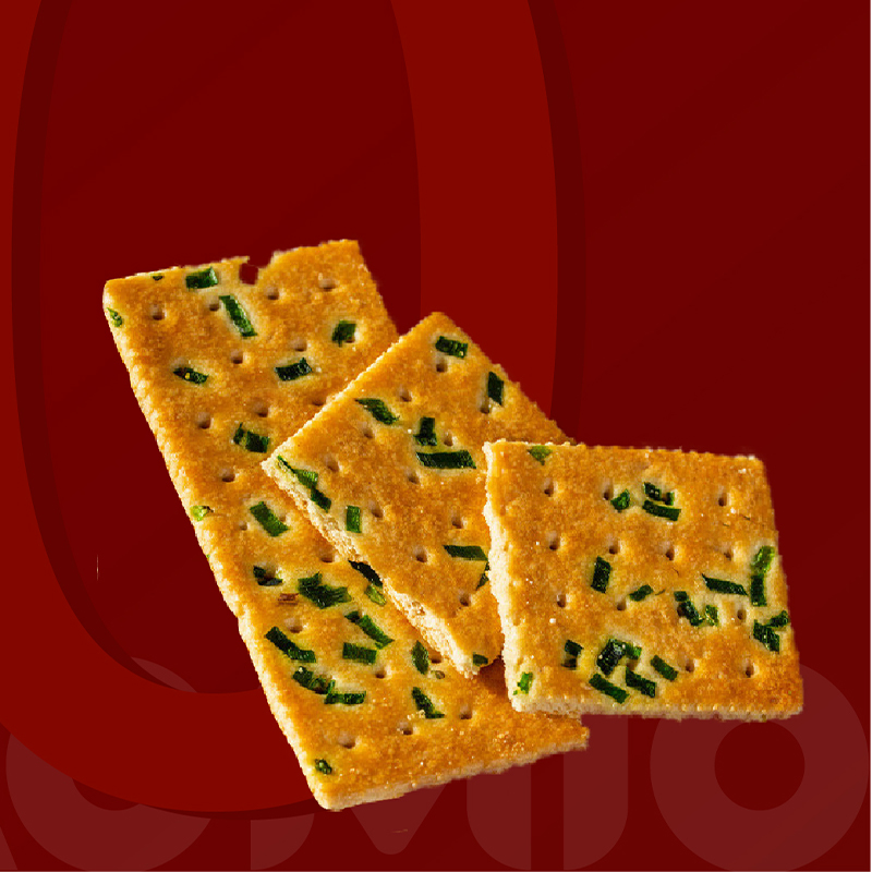 Galletas de cebolla verde