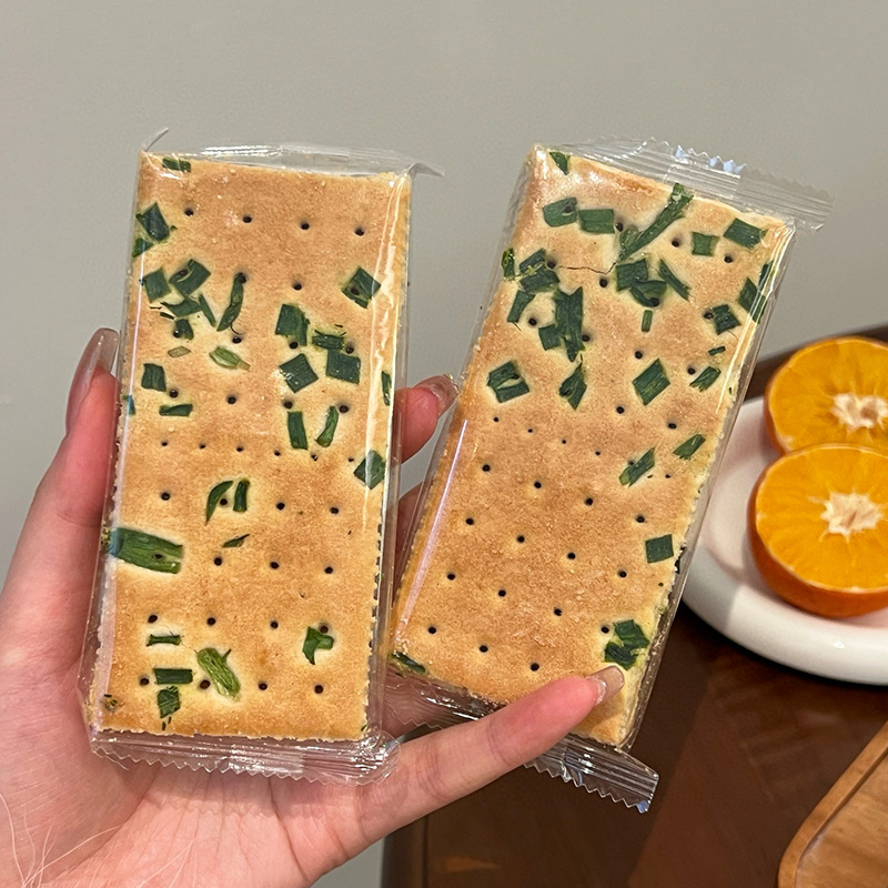 Galletas de cebolla verde