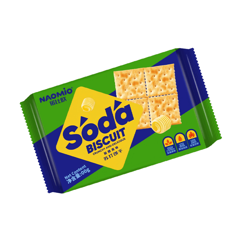 Galletas de soda con sal marina Galletas de soda con sal marina